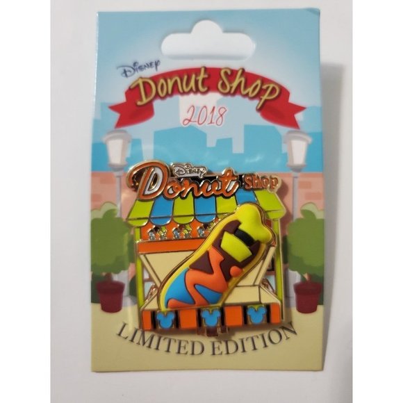 2018 Donut Shop Pin Feat Goofy - Picture 1 of 2